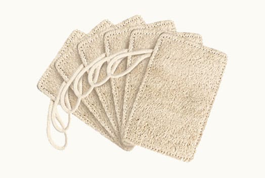 Rectangular Loofah Sponge Pads