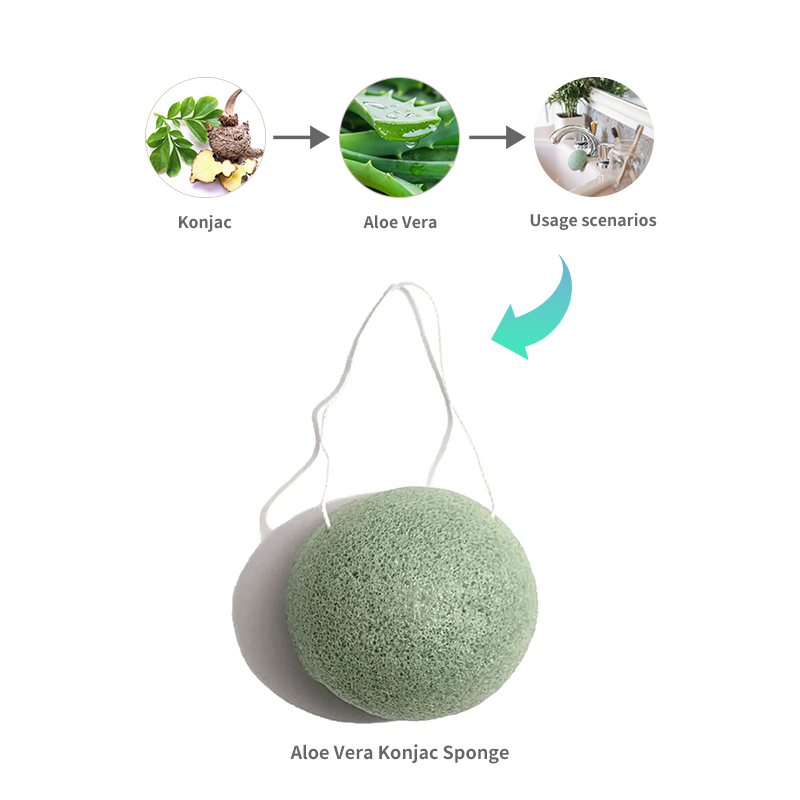 Aloe Vera Konjac Sponge