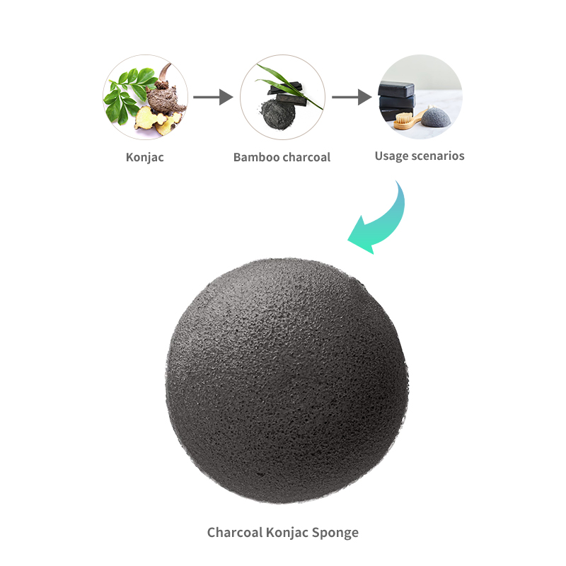 Charcoal Konjac Sponge