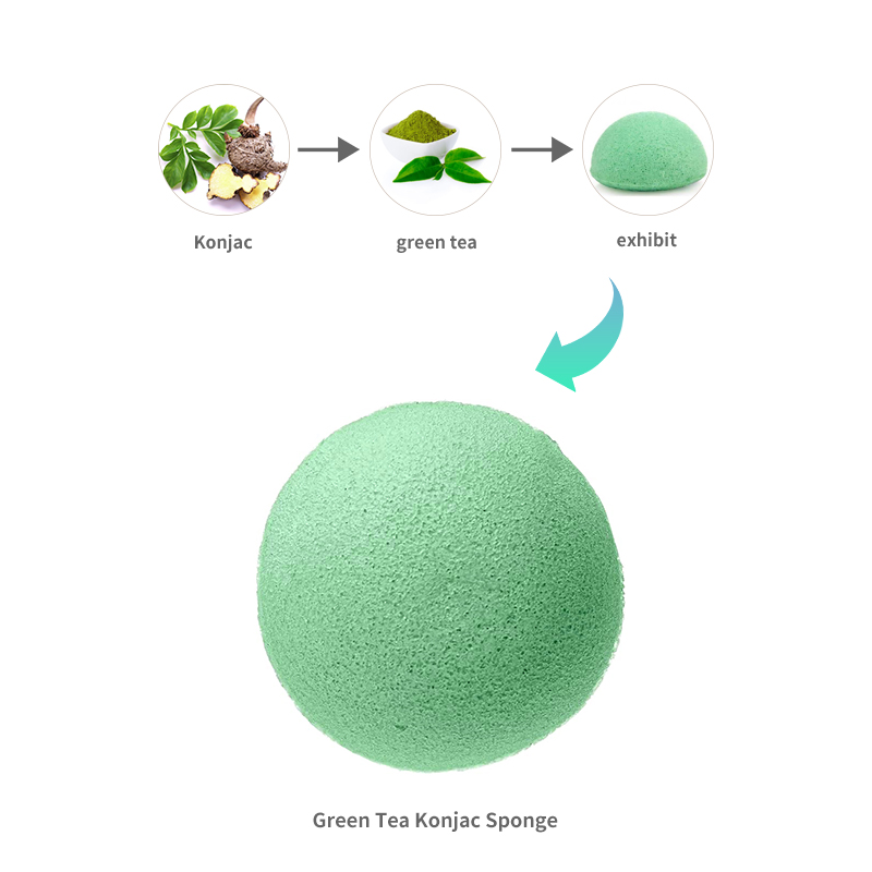 Green Tea Konjac Sponge