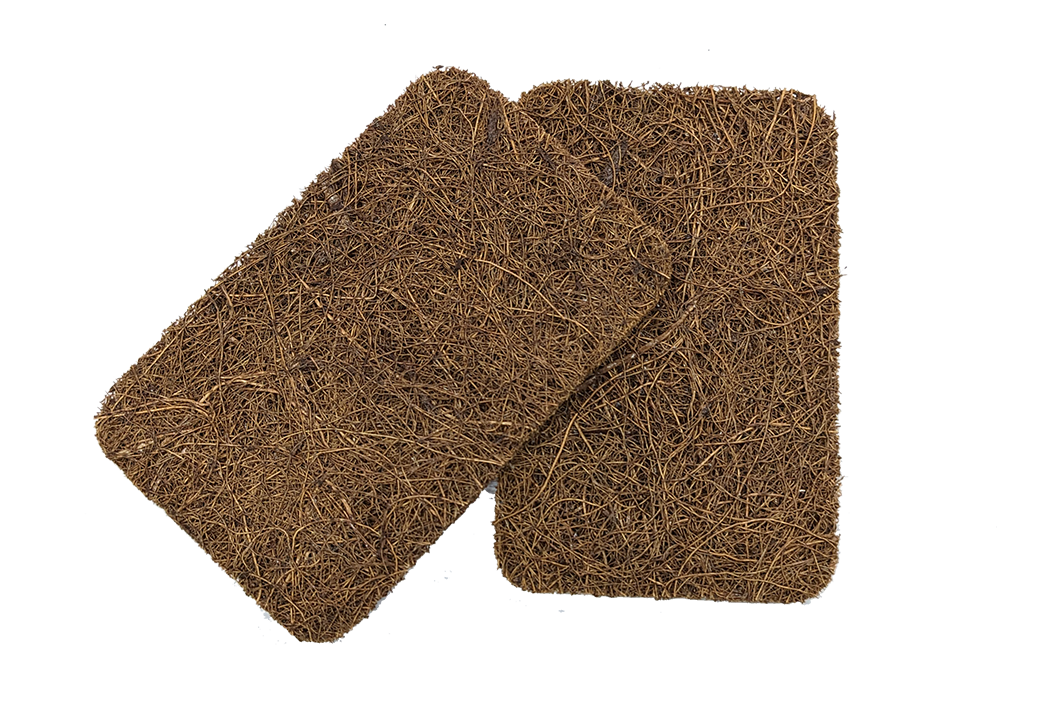 Coconut fiber scrubber pad